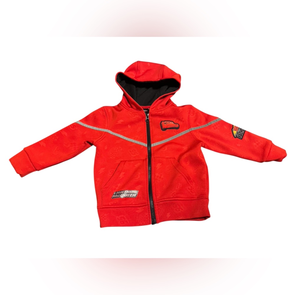 Pixar Cars Lightening McQueen zip up size 3T